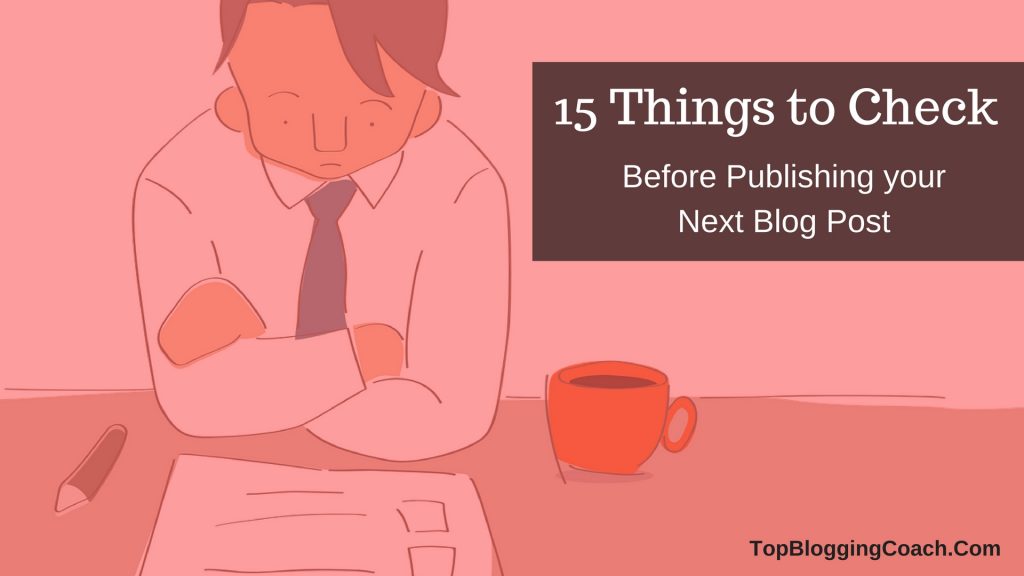 blog post publishing checklists
