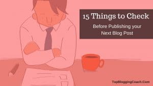 blog post publishing checklists