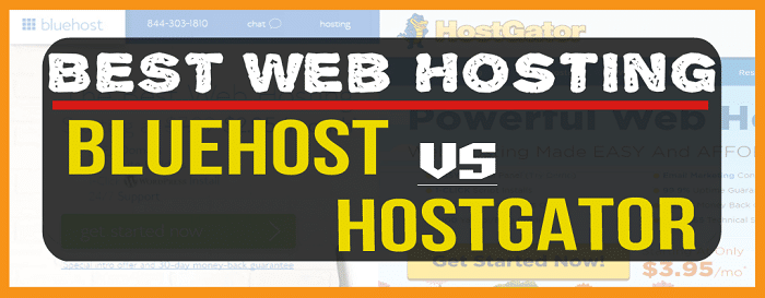 hostgator and bluehost