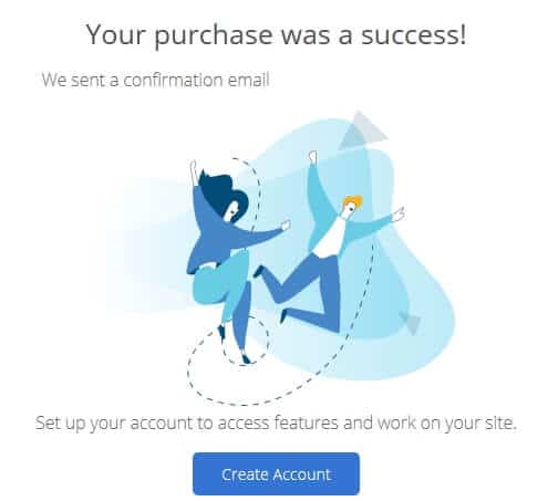 Bluehost Account Creation Successful
